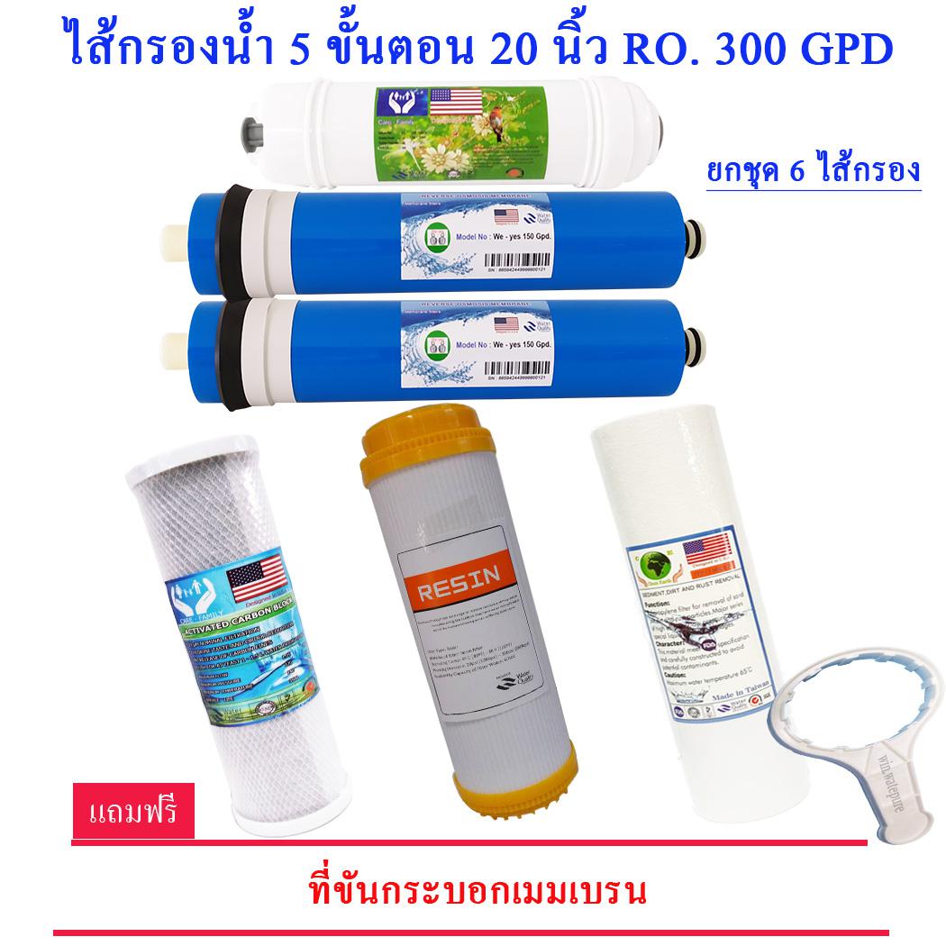 ไส้กรองน้ำ 20 นิ้ว RO. 300 G